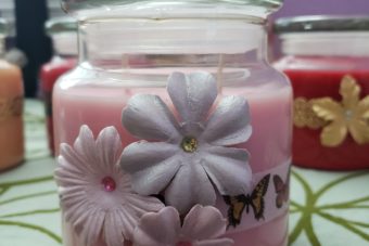 Rose Gold Candle